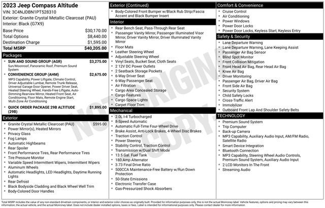 2023 Jeep Compass Latitude