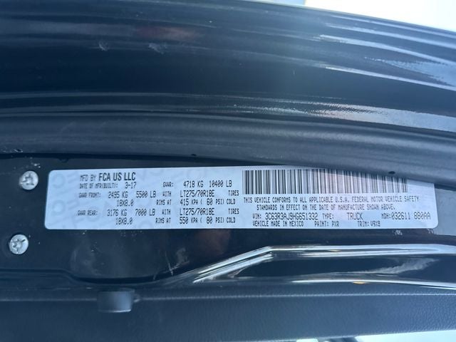 2017 RAM 3500 Tradesman