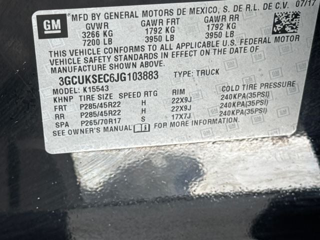 2018 Chevrolet Silverado 1500 LTZ 2LZ