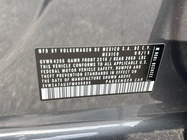 2015 Volkswagen Golf TDI SEL 4-Door