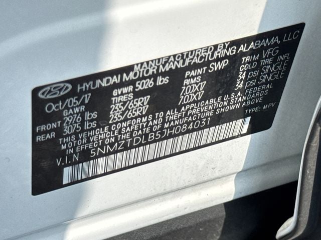 2018 Hyundai Santa Fe Sport 2.4 Base