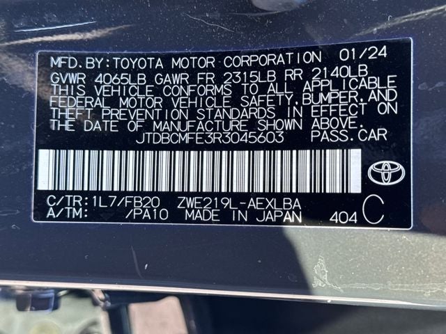 2024 Toyota Corolla Hybrid LE