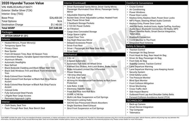2020 Hyundai Tucson Value - Photo 32