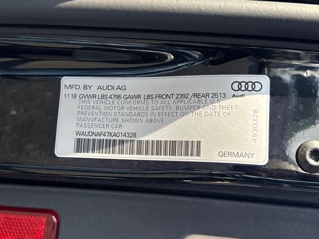 2019 Audi A4 2.0T Premium quattro