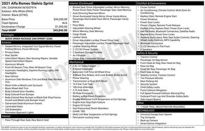 2021 Alfa Romeo Stelvio Sprint