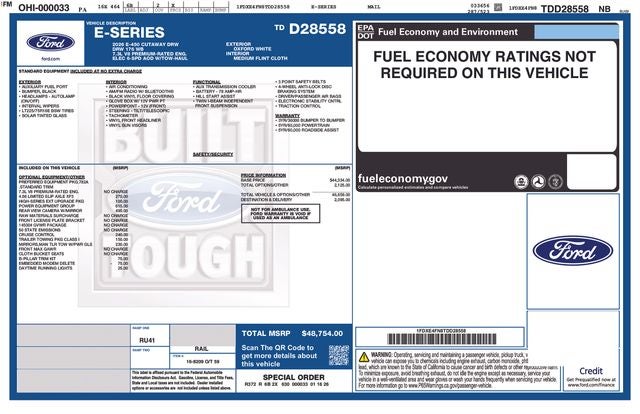 2026 Ford E-450SD Base DRW