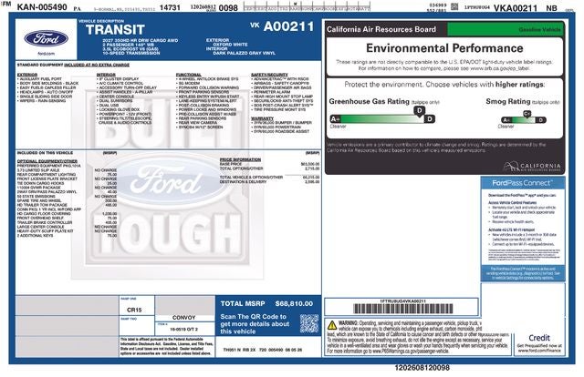 2027 Ford Transit-350 Base