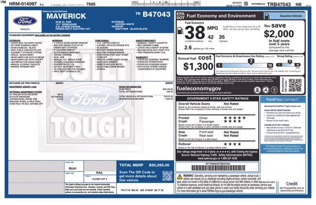 2026 Ford Maverick XL