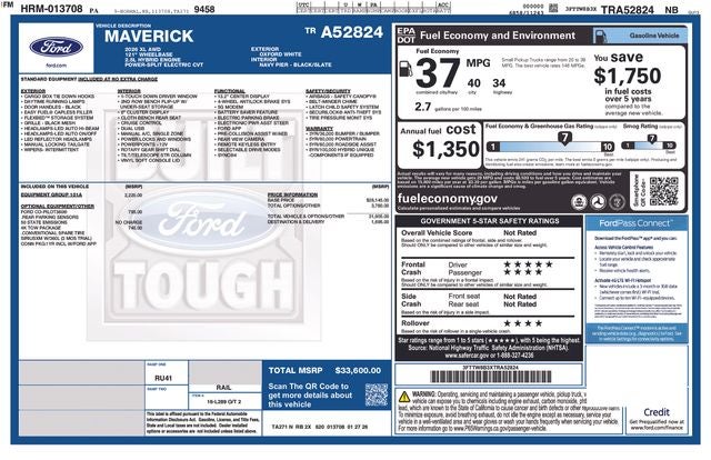 2026 Ford Maverick XL