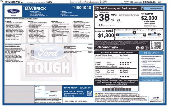 2026 Ford Maverick XLT