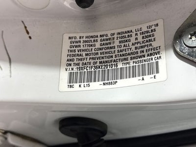 2019 Honda Civic EX