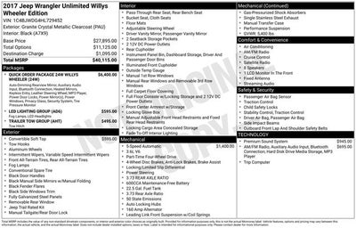 2017 Jeep Wrangler Unlimited Sport