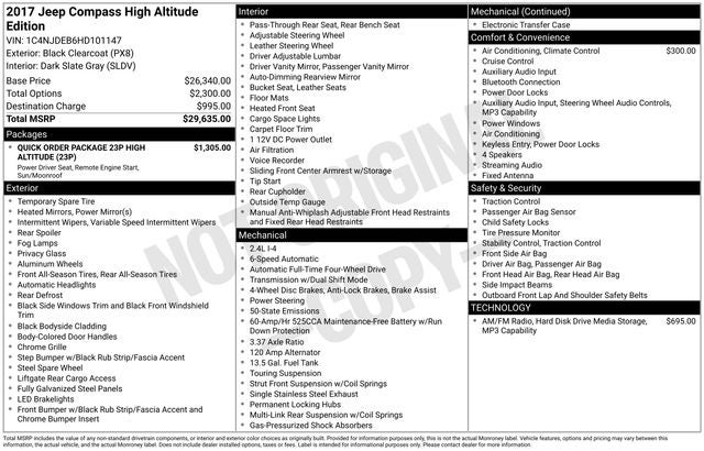 2017 Jeep Compass Latitude