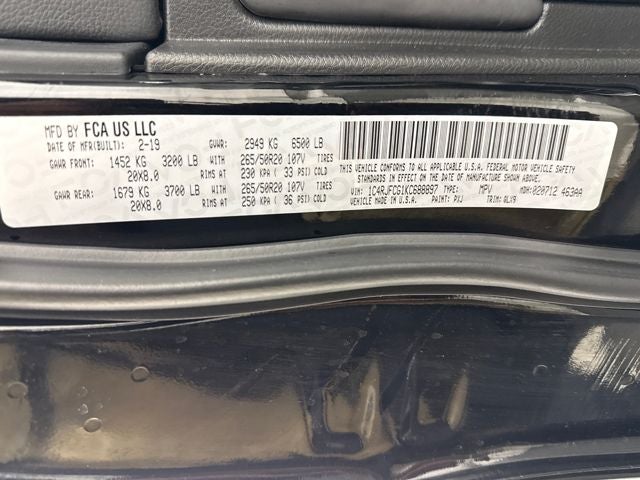 2019 Jeep Grand Cherokee High Altitude