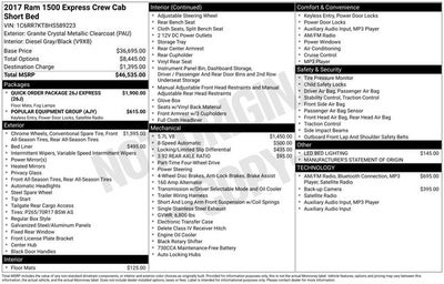 2017 RAM 1500 Express
