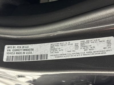 2021 RAM 1500 Big Horn/Lone Star