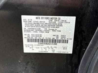 2018 Ford Taurus SEL