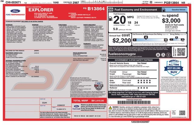 2023 Ford Explorer ST