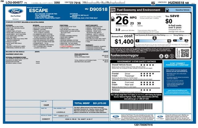 2017 Ford Escape Titanium