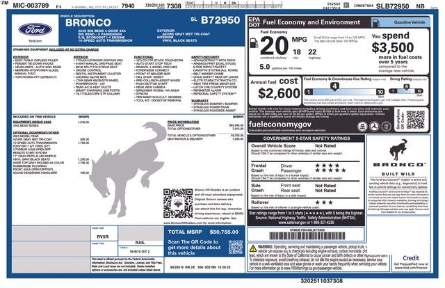 2025 Ford Bronco Big Bend