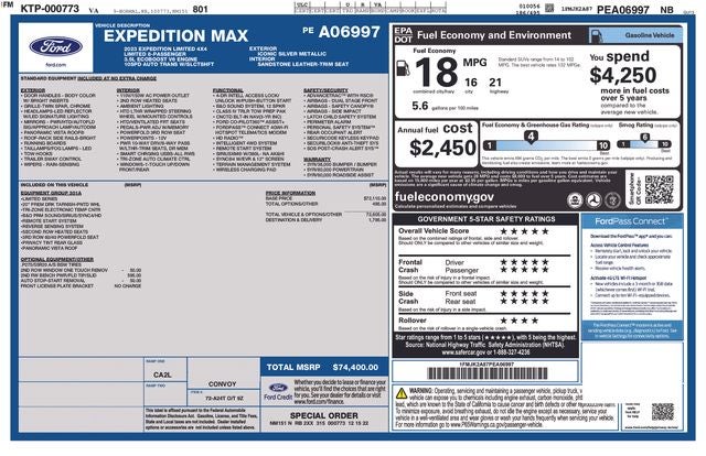 2023 Ford Expedition Max Limited