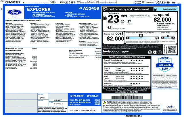 2027 Ford Explorer Platinum