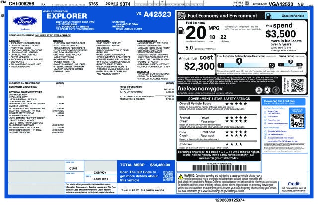 2027 Ford Explorer Tremor