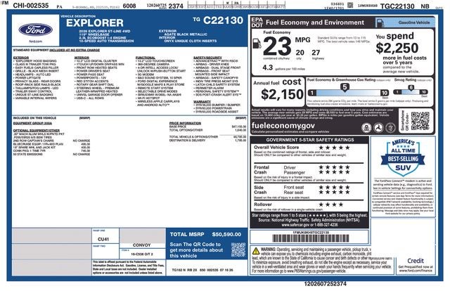 2026 Ford Explorer ST-Line