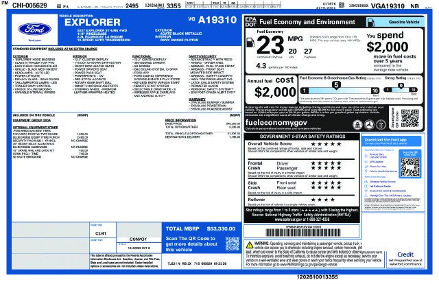 2027 Ford Explorer ST-Line