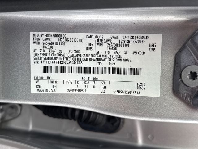 2019 Ford Ranger Lariat