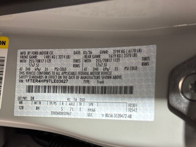 2026 Ford Ranger XLT