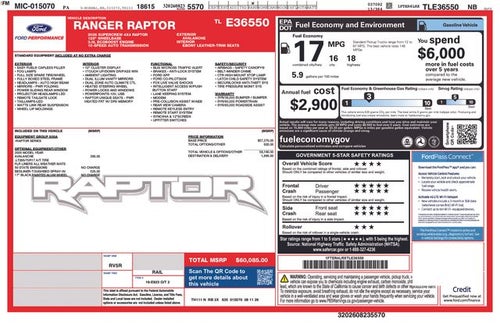 2026 Ford Ranger Raptor
