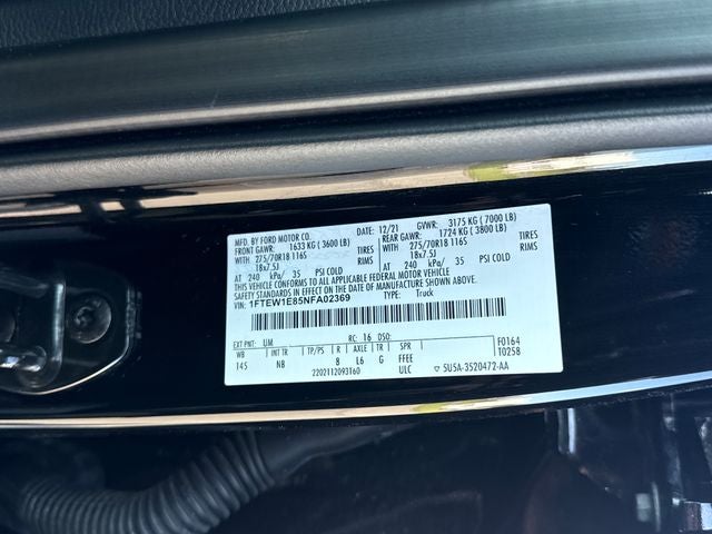 2022 Ford F-150 Tremor