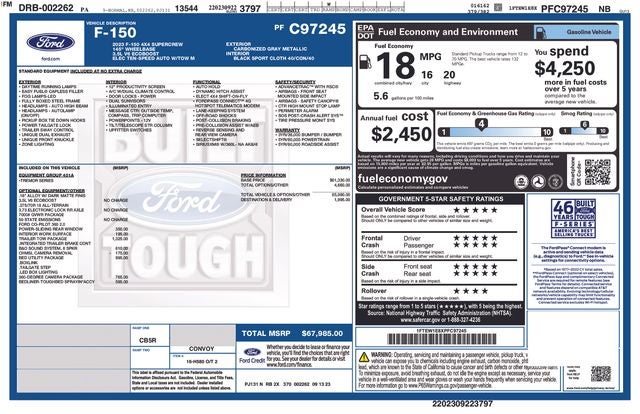 2023 Ford F-150 Tremor