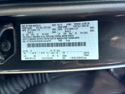 2017 Ford F-150 Lariat