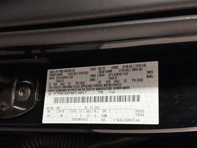 2022 Ford F-150 XLT
