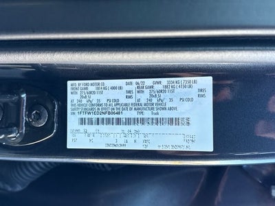 2022 Ford F-150 Lariat