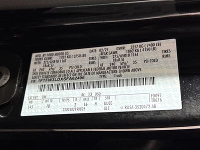 2025 Ford F-150 XLT