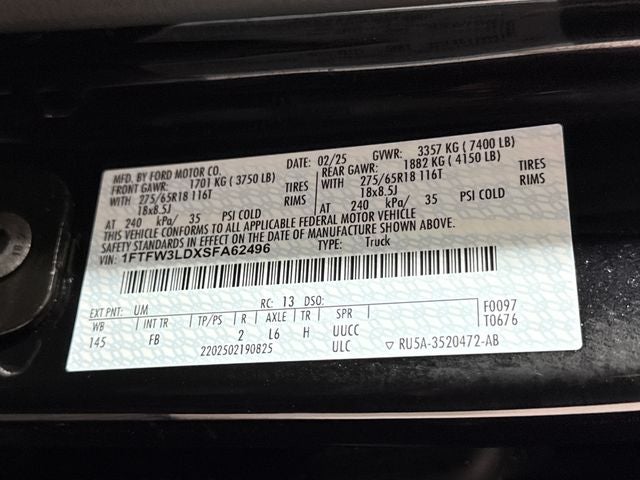 2025 Ford F-150 XLT