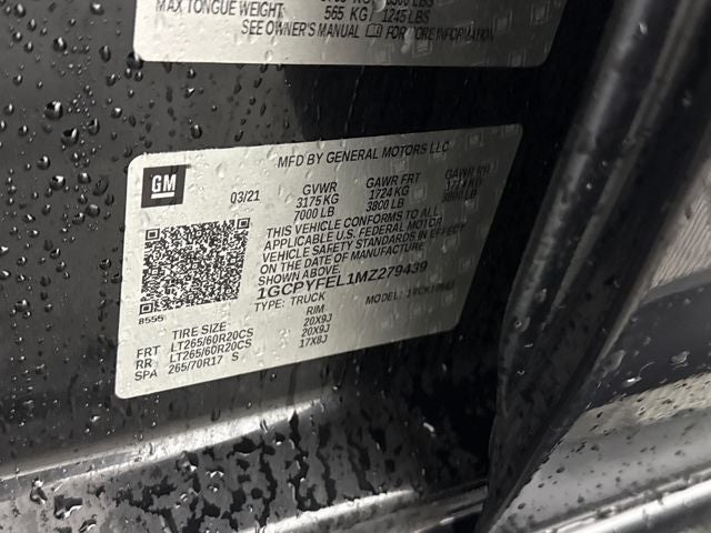 2021 Chevrolet Silverado 1500 LT Trail Boss