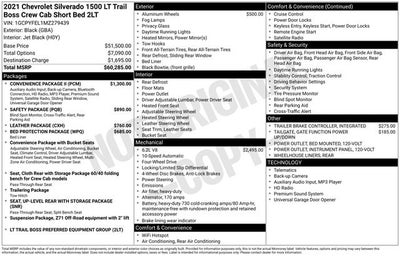 2021 Chevrolet Silverado 1500 LT Trail Boss