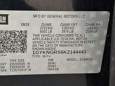 2019 Cadillac XT5 Platinum
