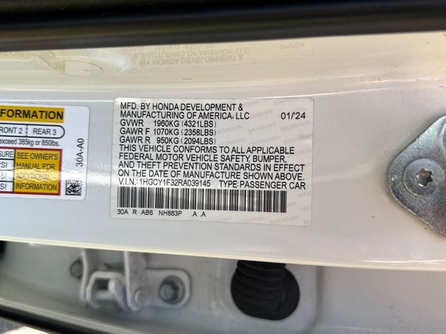 2024 Honda Accord EX
