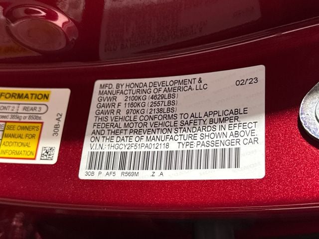 2023 Honda Accord Hybrid Sport