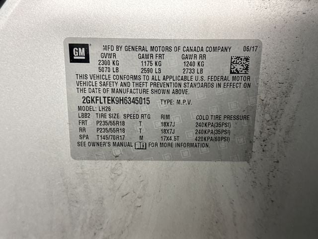 2017 GMC Terrain SLE-2