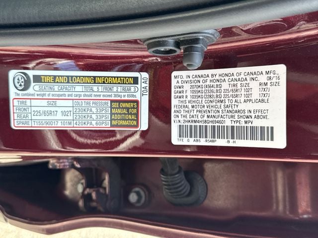 2016 Honda CR-V EX