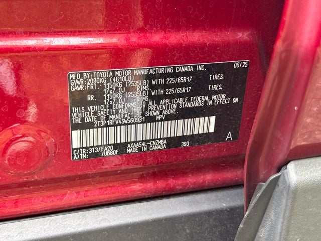 2025 Toyota RAV4 XLE