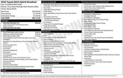 2024 Toyota RAV4 Hybrid Woodland Edition