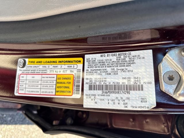 2017 Ford Fusion SE