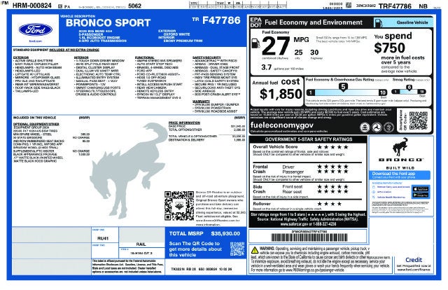 2026 Ford Bronco Sport Big Bend